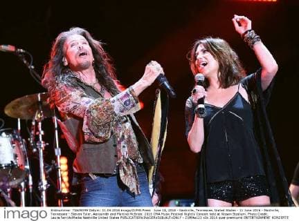 June 11, 2016 - Nashville, Tennessee, United States - 11 June 2016 - Nashville, Tennessee - Steven Tyler, Aerosmith and Martina McBride. 2016 CMA Music Festival Nightly Concert held at Nissan Stadium. Photo Credit: Laura Farr AdMedia Nashville United States - ZUMAa123