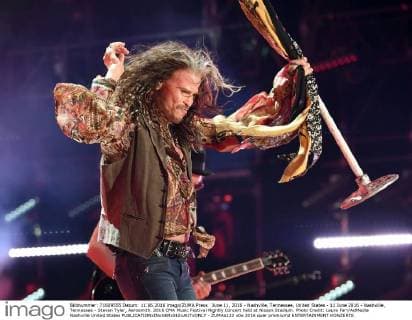 June 11, 2016 - Nashville, Tennessee, United States - 11 June 2016 - Nashville, Tennessee - Steven Tyler, Aerosmith. 2016 CMA Music Festival Nightly Concert held at Nissan Stadium. Photo Credit: Laura Farr AdMedia Nashville United States - ZUMAa123