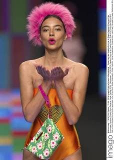 Model bei der Agatha Ruiz de la Prada Fashion Show auf der Swimwear Fashion Week Gran Canaria Moda Calida 2016. Meloneras, 11.06.2016 Agatha Ruiz de la Prada Model  Foto:xDyDxFotografosx xFuturexImage