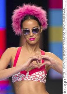 Model bei der Agatha Ruiz de la Prada Fashion Show auf der Swimwear Fashion Week Gran Canaria Moda Calida 2016. Meloneras, 11.06.2016 Agatha Ruiz de la Prada Model  Foto:xDyDxFotografosx xFuturexImage