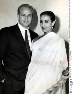 Jan. 1, 2011 - MARLON BRANDO AND ANNA KASHFI.Â - ZUMAg49_