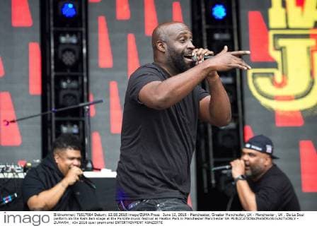 June 12, 2016 - Manchester, Greater Manchester, UK - Manchester , UK . De La Soul perform on the Ram Jam stage at the Parklife music festival at Heaton Park in Manchester Manchester UK  - ZUMAl94_