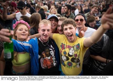 June 12, 2016 - Manchester, Greater Manchester, UK - Manchester , UK . De La Soul fans at the Parklife music festival at Heaton Park in Manchester Manchester UK  - ZUMAl94_