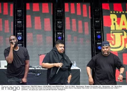 June 12, 2016 - Manchester, Greater Manchester, UK - Manchester , UK . De La Soul perform on the Ram Jam stage at the Parklife music festival at Heaton Park in Manchester Manchester UK  - ZUMAl94_