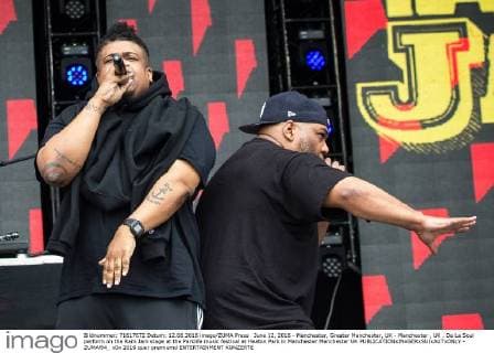 June 12, 2016 - Manchester, Greater Manchester, UK - Manchester , UK . De La Soul perform on the Ram Jam stage at the Parklife music festival at Heaton Park in Manchester Manchester UK  - ZUMAl94_