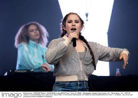 June 12, 2016 - Manchester, Greater Manchester, UK - Manchester , UK . KATY B performs at the Parklife music festival at Heaton Park in Manchester Manchester UK  - ZUMAl94_