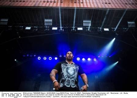 June 12, 2016 - Manchester, Greater Manchester, UK - Manchester , UK . Busta Rhymes performs on the Ram Jam stage at the Parklife music festival at Heaton Park in Manchester Manchester UK  - ZUMAl94_