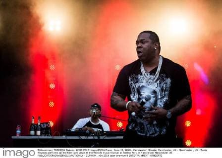 June 12, 2016 - Manchester, Greater Manchester, UK - Manchester , UK . Busta Rhymes performs on the Ram Jam stage at the Parklife music festival at Heaton Park in Manchester Manchester UK  - ZUMAl94_