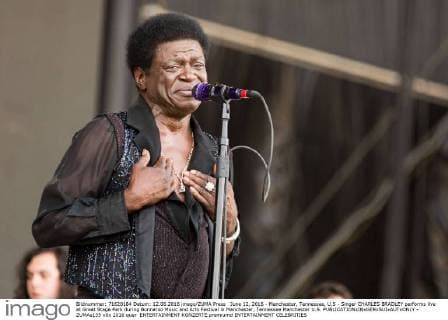 June 12, 2016 - Manchester, Tennessee, U.S - Singer CHARLES BRADLEY performs live at Great Stage Park during Bonnaroo Music and Arts Festival in Manchester, Tennessee Manchester U.S. - ZUMAs135