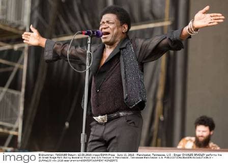 June 12, 2016 - Manchester, Tennessee, U.S - Singer CHARLES BRADLEY performs live at Great Stage Park during Bonnaroo Music and Arts Festival in Manchester, Tennessee Manchester U.S. - ZUMAs135