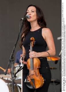 June 12, 2016 - Manchester, Tennessee, U.S - Musician AMANDA SHIRES performs live with Jason Isbell at Great Stage Park during Bonnaroo Music and Arts Festival in Manchester, Tennessee Manchester U.S. - ZUMAs135