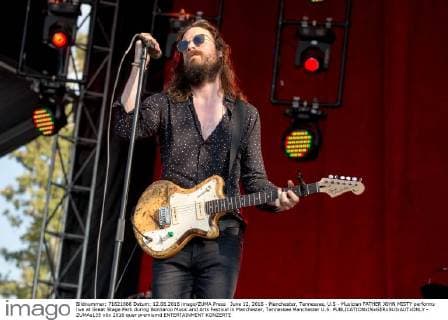 June 12, 2016 - Manchester, Tennessee, U.S - Musician FATHER JOHN MISTY performs live at Great Stage Park during Bonnaroo Music and Arts Festival in Manchester, Tennessee Manchester U.S. - ZUMAs135