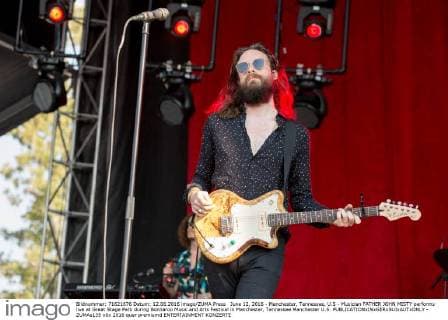 June 12, 2016 - Manchester, Tennessee, U.S - Musician FATHER JOHN MISTY performs live at Great Stage Park during Bonnaroo Music and Arts Festival in Manchester, Tennessee Manchester U.S. - ZUMAs135