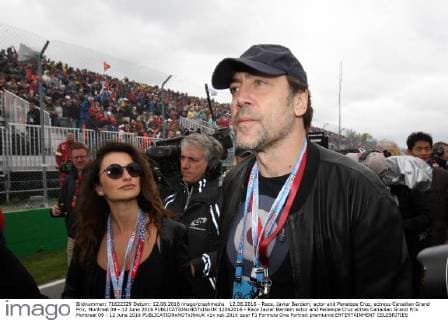 12.06.2016 - Race, Javier Bardem, actor and Penelope Cruz, actress Canadian Grand Prix, Montreal 09 - 12 June 2016 