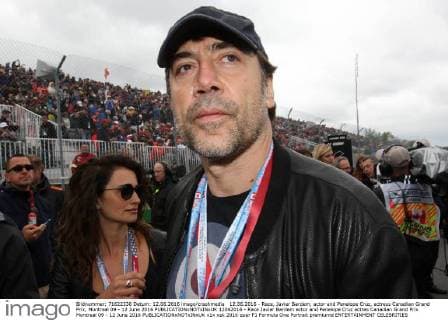 12.06.2016 - Race, Javier Bardem, actor and Penelope Cruz, actress Canadian Grand Prix, Montreal 09 - 12 June 2016 