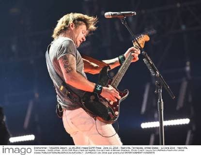 June 12, 2016 - Nashville, Tennessee, United States - 12 June 2016 - Nashville, Tennessee - Keith Urban. 2016 CMA Music Festival Nightly Concert held at Nissan Stadium. Photo Credit: Laura Farr AdMedia Nashville United States - ZUMAa123