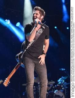 June 12, 2016 - Nashville, Tennessee, United States - 12 June 2016 - Nashville, Tennessee - Thomas Rhett. 2016 CMA Music Festival Nightly Concert held at Nissan Stadium. Photo Credit: Laura Farr AdMedia Nashville United States - ZUMAa123