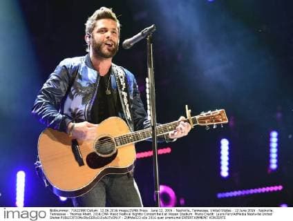 June 12, 2016 - Nashville, Tennessee, United States - 12 June 2016 - Nashville, Tennessee - Thomas Rhett. 2016 CMA Music Festival Nightly Concert held at Nissan Stadium. Photo Credit: Laura Farr AdMedia Nashville United States - ZUMAa123