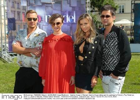 Joanna Krupa in Warsaw Joanna Krupa takes part in castings to Poland s Top Model on June 12, 2016 in Warsaw, Poland Dawid Wolinski , Katarzyna Sokolowska , Joanna Krupa , Marcin Tyszka EN_01215213_0026 