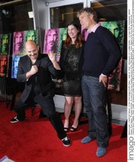 June 13, 2016 - Hollywood, CA, United States - 14 June 2016 - Hollywood. Ahmet Zappa, Diva Zappa, Thorsten Schutte. Arrivals for the Los Angeles premiere of Eat That Question: Frank Zappa in His Own Words held at the Linwood Dunn Theater. Photo Credit: Hollywood United States - ZUMAa123