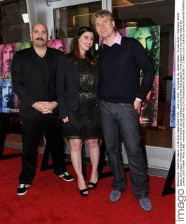 June 13, 2016 - Hollywood, CA, United States - 14 June 2016 - Hollywood. Ahmet Zappa, Diva Zappa, Thorsten Schutte. Arrivals for the Los Angeles premiere of Eat That Question: Frank Zappa in His Own Words held at the Linwood Dunn Theater. Photo Credit: Hollywood United States - ZUMAa123