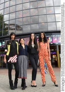 Anushka Manchanda, Rajshri Deshpande, Pavleen Gujral und Sarah-Jane Dias bei der Premiere des Kinofilms 7 Göttinnen Angry Indian Goddesses im Astor Grand Cinema. Hannover, 13.06.2016 Foto:xC.xNiehausx xFuturexImage