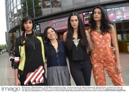 Anushka Manchanda, Rajshri Deshpande, Pavleen Gujral und Sarah-Jane Dias bei der Premiere des Kinofilms 7 Göttinnen Angry Indian Goddesses im Astor Grand Cinema. Hannover, 13.06.2016 Foto:xC.xNiehausx xFuturexImage