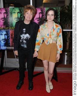 June 13, 2016 - Hollywood, CA, United States - 14 June 2016 - Hollywood. Rodney Bingenheimer, Kansas Bowling. Arrivals for the Los Angeles premiere of Eat That Question: Frank Zappa in His Own Words held at the Linwood Dunn Theater. Photo Credit: Hollywood United States - ZUMAa123