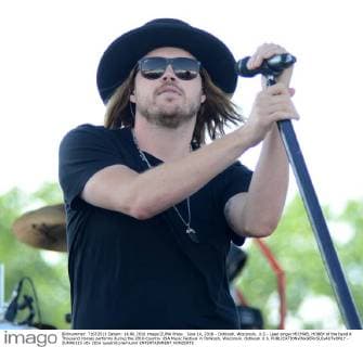 June 14, 2016 - Oshkosh, Wisconsin, U.S - Lead singer MICHAEL HOBBY of the band A Thousand Horses performs during the 2016 Country USA Music Festival in Oshkosh, Wisconsin. Oshkosh U.S. - ZUMAb115