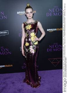 June 14, 2016 - Hollywood, California, U.S. - Elle Fanning arrives for the premiere of the film The Neon Demon at the Cinema Dome theater. Hollywood U.S. - ZUMAo05_