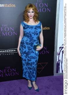 June 14, 2016 - Hollywood, California, U.S. - Christina Hendricks arrives for the premiere of the film The Neon Demon at the Cinema Dome theater. Hollywood U.S. - ZUMAo05_