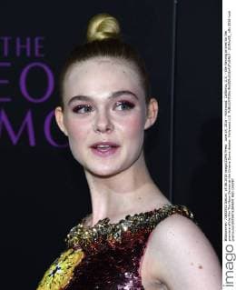 June 14, 2016 - Hollywood, California, U.S. - Elle Fanning arrives for the premiere of the film The Neon Demon at the Cinema Dome theater. Hollywood U.S. - ZUMAo05_