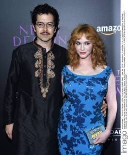 June 14, 2016 - Hollywood, California, U.S. - Christina Hendricks & Geoffrey Arend arrives for the premiere of the film The Neon Demon at the Cinema Dome theater. Hollywood U.S. - ZUMAo05_