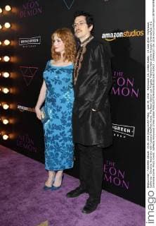 June 14, 2016 - Hollywood, CA, United States - 14 June 2016 - Hollywood, California - Christina Hendricks with husband Geoffrey Arend. The Neon Demon Los Angeles Premiere held at the ArcLight CinemasÃ¢â‚¬â ¢ Cinerama Dome. Photo Credit: AdMedia Hollywood United States - ZUMAa123