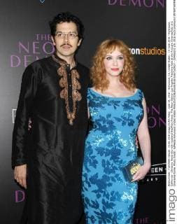 June 14, 2016 - Hollywood, CA, United States - 14 June 2016 - Hollywood, California - Christina Hendricks with husband Geoffrey Arend. The Neon Demon Los Angeles Premiere held at the ArcLight CinemasÃ¢â‚¬â ¢ Cinerama Dome. Photo Credit: AdMedia Hollywood United States - ZUMAa123