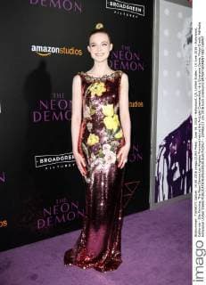 June 14, 2016 - Hollywood, CA, United States - 14 June 2016 - Hollywood, California - Elle Fanning. The Neon Demon Los Angeles Premiere held at the ArcLight CinemasÃ¢â‚¬â ¢ Cinerama Dome. Photo Credit: AdMedia Hollywood United States - ZUMAa123