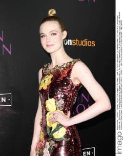 June 14, 2016 - Hollywood, CA, United States - 14 June 2016 - Hollywood, California - Elle Fanning. The Neon Demon Los Angeles Premiere held at the ArcLight CinemasÃ¢â‚¬â ¢ Cinerama Dome. Photo Credit: AdMedia Hollywood United States - ZUMAa123