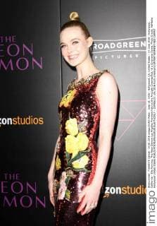 June 14, 2016 - Hollywood, CA, United States - 14 June 2016 - Hollywood, California - Elle Fanning. The Neon Demon Los Angeles Premiere held at the ArcLight CinemasÃ¢â‚¬â ¢ Cinerama Dome. Photo Credit: AdMedia Hollywood United States - ZUMAa123
