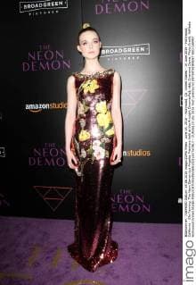 June 14, 2016 - Hollywood, CA, United States - 14 June 2016 - Hollywood, California - Elle Fanning. The Neon Demon Los Angeles Premiere held at the ArcLight CinemasÃ¢â‚¬â„¢ Cinerama Dome. Photo Credit: AdMedia Hollywood United States - ZUMAa123
