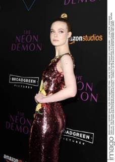 June 14, 2016 - Hollywood, CA, United States - 14 June 2016 - Hollywood, California - Elle Fanning. The Neon Demon Los Angeles Premiere held at the ArcLight CinemasÃ¢â‚¬â ¢ Cinerama Dome. Photo Credit: AdMedia Hollywood United States - ZUMAa123