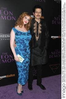 June 14, 2016 - Los Angeles, California, United States - June 14th 2016 - Los Angeles California USA - Actress CHRISTINA HENDRICKS, husband GEOFFREY AREND at the The Neon Demon Premiere held at the Arclight Cinerama Dome, Hollywood. Los Angeles United States - ZUMAf05_