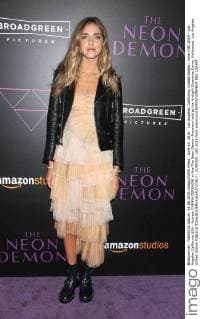 June 14, 2016 - Los Angeles, California, United States - June 14th 2016 - Los Angeles California USA - Actress CHIARA FERRAGNI at the The Neon Demon Premiere held at the Arclight Cinerama Dome, Hollywood. Los Angeles United States - ZUMAf05_