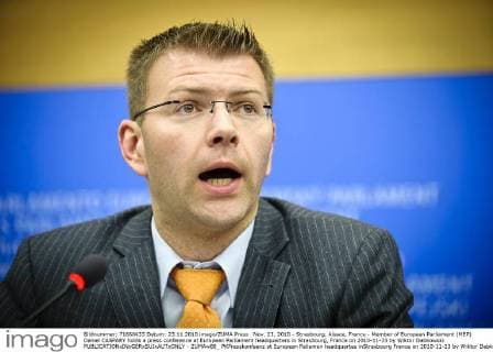 Nov. 23, 2010 - Strasbourg, Alsace, France - Member of European Parliament (MEP) Daniel CASPARY holds a press conference at European Parliament headquarters in Strasbourg, France on 2010-11-23 by Wiktor Dabkowski - ZUMAw80_