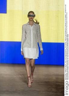 Rio Fashion - Patricia Vieira Modenschau JANUARY RJ DE JANEIRO - 15 06 2016: RIO RIO FASHION - 1st day of Patricia Vieira brand Parade during Rio Fashion Rio which takes place at Pier Maua between 15 and 17 June.  CelsoxPupo
