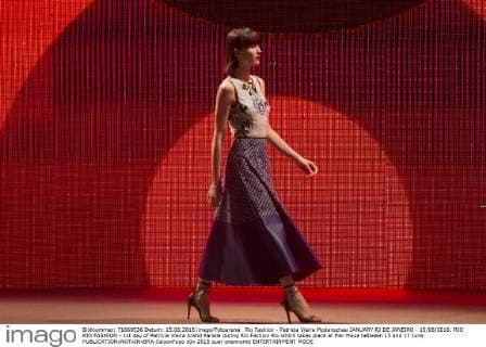 Rio Fashion - Patricia Vieira Modenschau JANUARY RJ DE JANEIRO - 15 06 2016: RIO RIO FASHION - 1st day of Patricia Vieira brand Parade during Rio Fashion Rio which takes place at Pier Maua between 15 and 17 June.  CelsoxPupo