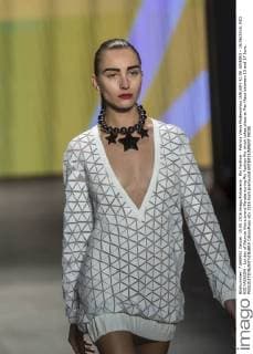 Rio Fashion - Patricia Vieira Modenschau JANUARY RJ DE JANEIRO - 15 06 2016: RIO RIO FASHION - 1st day of Patricia Vieira brand Parade during Rio Fashion Rio which takes place at Pier Maua between 15 and 17 June.  CelsoxPupo
