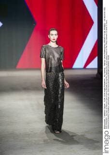 Rio Fashion - Patricia Vieira Modenschau JANUARY RJ DE JANEIRO - 15 06 2016: RIO RIO FASHION - 1st day of Patricia Vieira brand Parade during Rio Fashion Rio which takes place at Pier Maua between 15 and 17 June.  CelsoxPupo