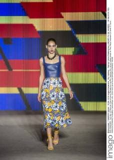 Rio Fashion - Patricia Vieira Modenschau JANUARY RJ DE JANEIRO - 15 06 2016: RIO RIO FASHION - 1st day of Patricia Vieira brand Parade during Rio Fashion Rio which takes place at Pier Maua between 15 and 17 June.  CelsoxPupo