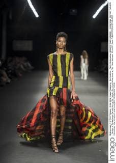 Rio Fashion - Martu Modenschau JANUARY RJ DE JANEIRO - 15 06 2016: RIO RIO FASHION - 1st day of Martu brand Parade during Rio Fashion Rio which takes place at Pier Maua between 15 and 17 June.  CelsoxPupo