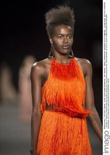 Rio Fashion - Martu Modenschau JANUARY RJ DE JANEIRO - 15 06 2016: RIO RIO FASHION - 1st day of Martu brand Parade during Rio Fashion Rio which takes place at Pier Maua between 15 and 17 June.  CelsoxPupo